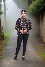 Load image into Gallery viewer, Foil - Long Slim Trapeze Pant - Black colour front shot
