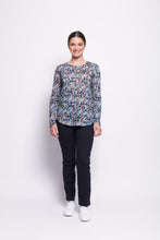 Load image into Gallery viewer, Foil - Long Slim Trapeze Pant - True Navy colour front shot
