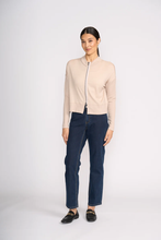 Load image into Gallery viewer, Foil - Love Ewe Cardi - Nougat colour front shot
