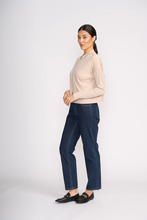 Load image into Gallery viewer, Foil - Love Ewe Cardi - Nougat colour side shot

