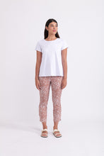 Load image into Gallery viewer, Foil - Natural Flare Top in White colour front shot
