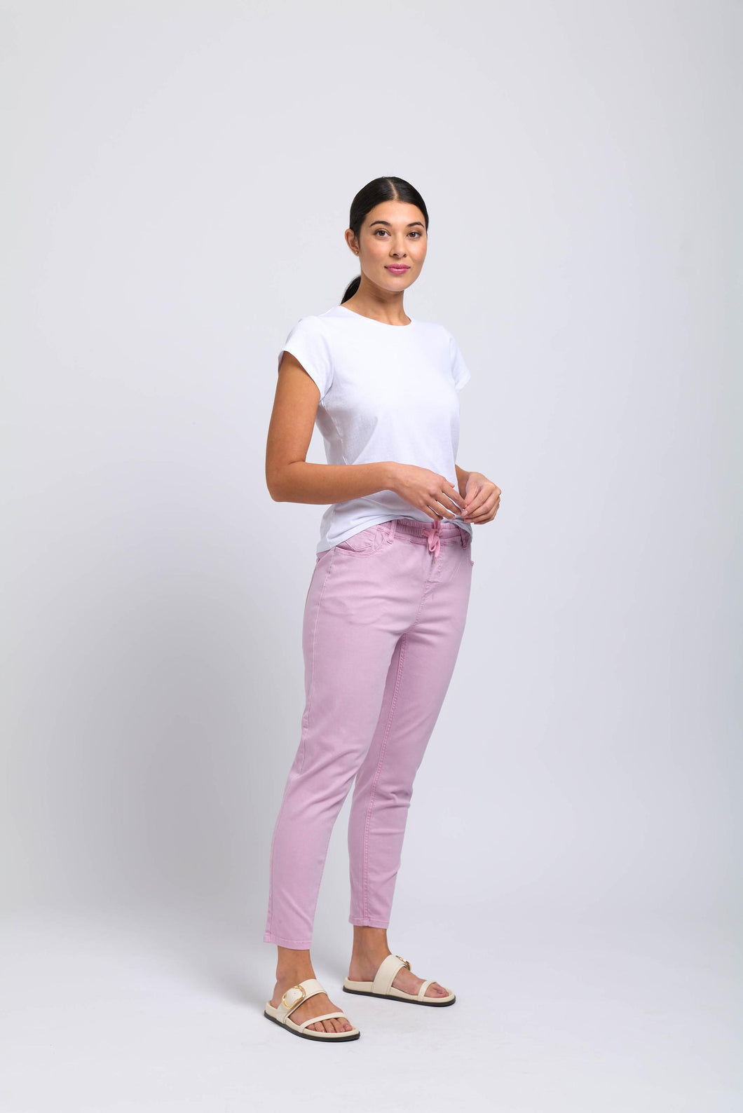 Foil - Neat & Sweet Tee in White colour side shot