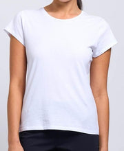 Load image into Gallery viewer, Foil - Neat &amp; Sweet Tee in White colour front closed up shot
