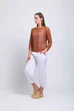 Load image into Gallery viewer, Foil - On The Deck Sweater in Ginger colour side shot

