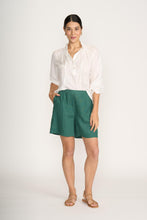 Load image into Gallery viewer, Foil - Pull Together Shorts - Thyme colour front shot
