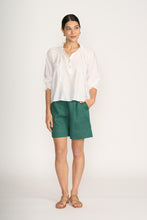 Load image into Gallery viewer, Foil - Pull Together Shorts - Thyme colour front shot
