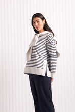 Load image into Gallery viewer, Foil - Software Upgrade Zip Sweater - Stripe colour side shot
