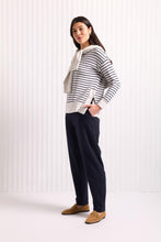 Load image into Gallery viewer, Foil - Software Upgrade Zip Sweater - Stripe colour side shot
