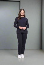 Load image into Gallery viewer,  Foil - Software Upgrade Zip Sweater - True Navy colour front shot
