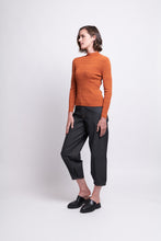 Load image into Gallery viewer, Foil - Space Jam Top - Auburn/ Squash Colour Right Side View
