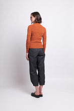 Load image into Gallery viewer, Foil - Space Jam Top - Auburn/ Squash Colour Back View
