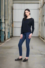 Load image into Gallery viewer, Foil - Time Wool Tell Cardigan - True Navy colour side shot
