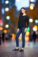 Load image into Gallery viewer, Foil - Time Wool Tell Cardigan - True Navy colour side shot

