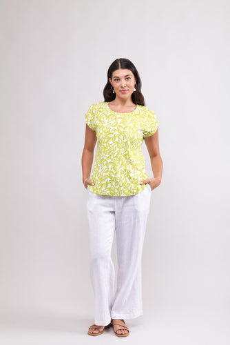Foil - Wide Variety Pant - White colour front shot