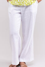 Load image into Gallery viewer, Foil - Wide Variety Pant - White colour front closed up shot
