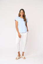Load image into Gallery viewer, Foil - Clean Queen Top - Soft Blue colour front shot
