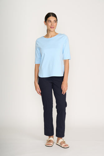 Foil - Shore Bet Top - Ice Blue colour front shot