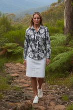 Load image into Gallery viewer, Goondiwindi Cotton - Cotton Classic Shirt - Camelia Print front shot
