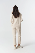 Load image into Gallery viewer, Goondiwindi Cotton - Rugged ½ Zip Cotton Sweater - Birch colour back shot
