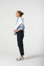 Load image into Gallery viewer, Goondiwindi Cotton - Stretch Woven Jogger Cropped Pant - Dark Navy colour side shot
