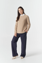 Load image into Gallery viewer, Goondiwindi Cotton - The Classic Crew Neck Raglan Jumper - Breccia colour front shot
