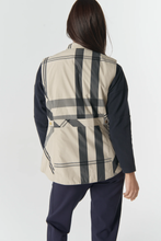 Load image into Gallery viewer, Goondiwindi Cotton - The Heritage Quilted Vest - Birch Check colour back shot
