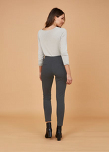 Load image into Gallery viewer, Holmes and Fallon Pant - 2 Vertical Zips - Grey colour back shot
