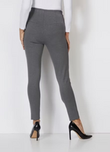 Load image into Gallery viewer, Holmes and Fallon Pant - 2 Vertical Zips - Grey colour back shot
