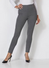 Holmes and Fallon Pant - 2 Vertical Zips - Grey colour front shot