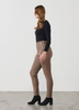 Holmes and Fallon Pant 2 Vertical Zips - Latte colour side shot