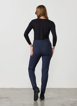 Load image into Gallery viewer, Holmes and Fallon Pant 2 Vertical Zips - Navy colour back shot
