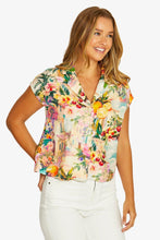 Load image into Gallery viewer, Jump - Amalfi Coast Top Multi colored front shot
