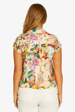 Load image into Gallery viewer, Jump - Amalfi Coast Top Multi colored back shot
