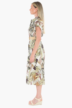 Load image into Gallery viewer, Jump - Balmy Tropics Dress Multi colored side shot

