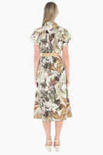 Load image into Gallery viewer, Jump - Balmy Tropics Dress Multi colored back shot
