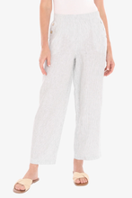 Load image into Gallery viewer, Jump - Core Stripe Pant - Basil/ White colour front shot
