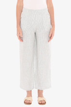 Load image into Gallery viewer, Jump - Core Stripe Pant - Basil/ White colour front shot
