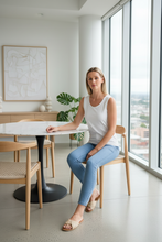 Load image into Gallery viewer, Jump - Core Tank - White colour front shot
