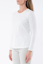 Load image into Gallery viewer, Jump - Crew Neck Tee - White long-sleeved round neck
