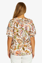 Load image into Gallery viewer, Jump - Desert Bloom Top Multi colored front shot
