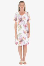 Load image into Gallery viewer, Jump - Floraline Dress Multi colored front shot
