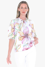 Load image into Gallery viewer, Jump - Floraline Top Multi colored front shot
