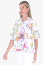 Load image into Gallery viewer, Jump - Floraline Top Multi colored side shot

