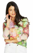 Load image into Gallery viewer, Jump - Flowerbomb Pullover - Multi colour front shot
