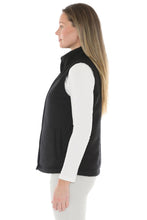 Load image into Gallery viewer, Jump - Reversible Quilted Vest - Black colour side shot
