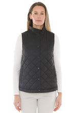 Load image into Gallery viewer, Jump - Reversible Quilted Vest - Black colour front shot

