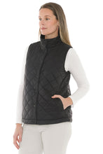 Load image into Gallery viewer, Jump - Reversible Quilted Vest - Black colour side shot
