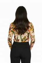 Load image into Gallery viewer, Jump - Spiced Orchids Long Sleeve Tee - Multi colour backshot
