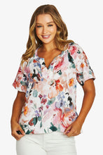 Load image into Gallery viewer, Jump - Sunset Flora Top Multicolored front shot

