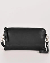 Load image into Gallery viewer, Kara - Leather Purse With Strap in Black colour
